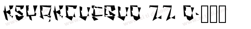 KSYRKGUFBU0 22 0字体转换